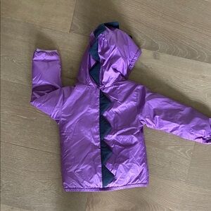 Columbia Kids Kitterwibbet Raincoat in Dino Purple